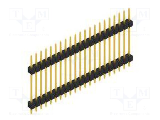 Connector: pin strips; pin header; male; PIN: 21; 2.54mm; THT; 1x21