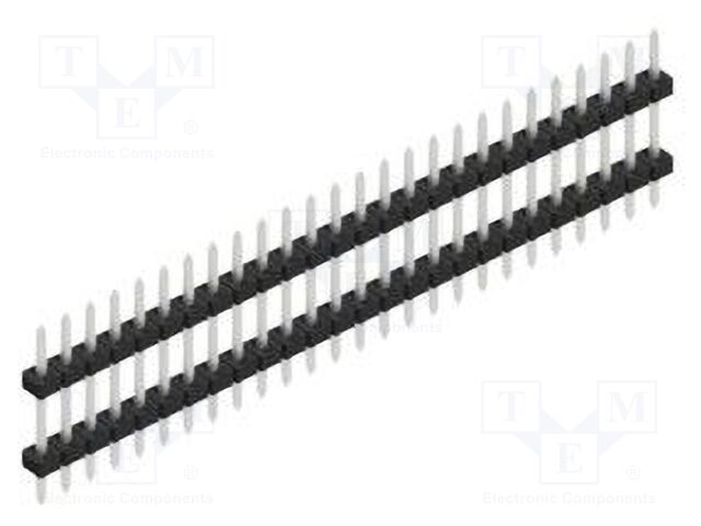 Connector: pin strips; pin header; male; PIN: 26; 2mm; THT; 1x26