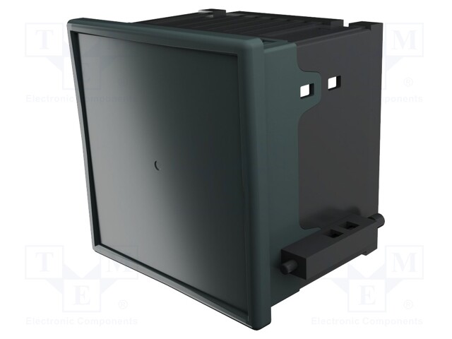 Enclosure: panel; X: 96mm; Y: 96mm; Z: 50mm; ABS + PC,PPO; black