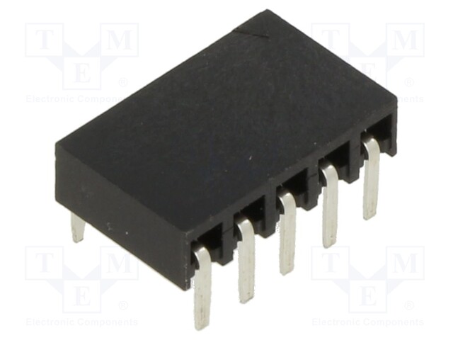 PCB Receptacle, Board-to-Board, 2.54 mm, 1 Rows, 5 Contacts, Through Hole Mount, M20 Series
