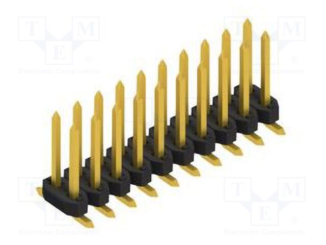 Connector: pin strips; pin header; male; PIN: 20; 2mm; SMT; 2x10