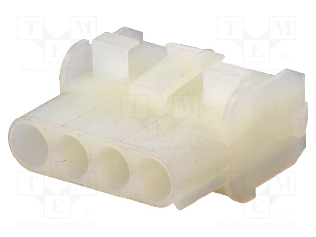 Plug/socket; wire-wire; male/female; Universal MATE-N-LOK; PIN: 4