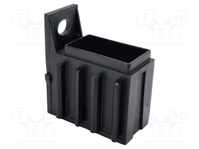 Black; Fuse acces: fuse holder; 32x36mm