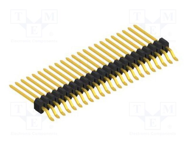 Connector: pin strips; pin header; male; PIN: 23; 1.27mm; SMT; 1x23