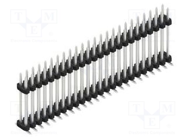 Connector: pin strips; pin header; male; PIN: 48; 2mm; SMT; 2x24