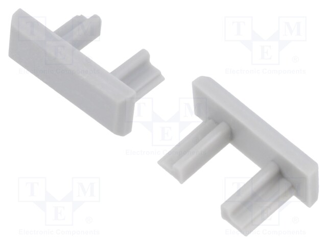 Cap for LED profiles; grey; MICRO-PLUS