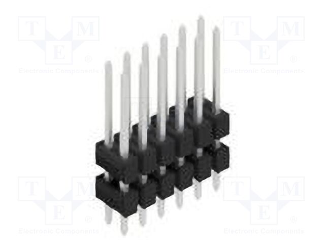 Connector: pin strips; pin header; male; PIN: 12; 2.54mm; THT; 2x6