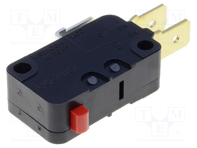 Microswitch SNAP ACTION; without lever; SPDT; 16A/250VAC; Pos: 2