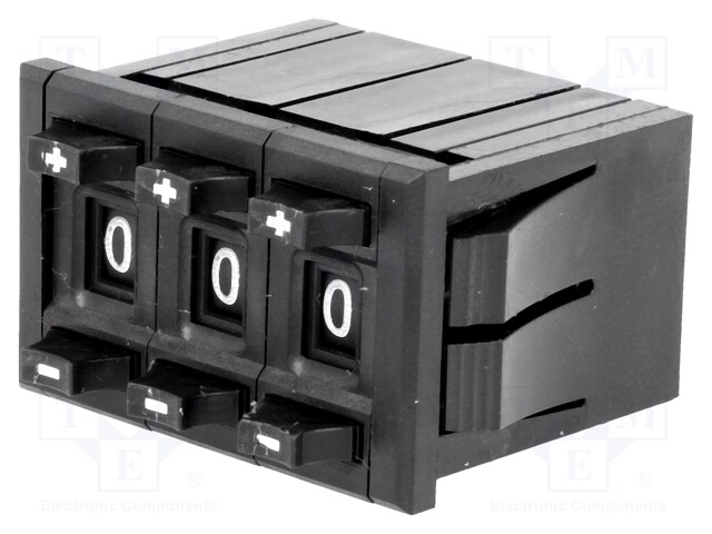 Potentiometer: decade; 10kΩ; 2W; ±3%; linear; No.of el.turns: 10