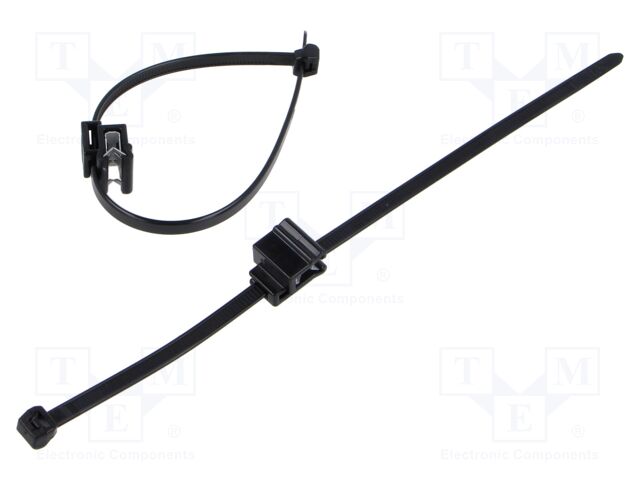 Cable tie; with fixing lugs,with fixing for edges