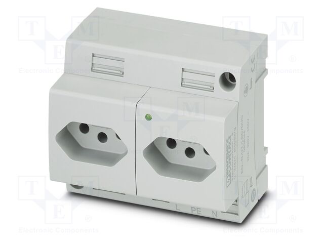 Connector: AC supply; socket; female; 20A; PIN: 3; screw terminal