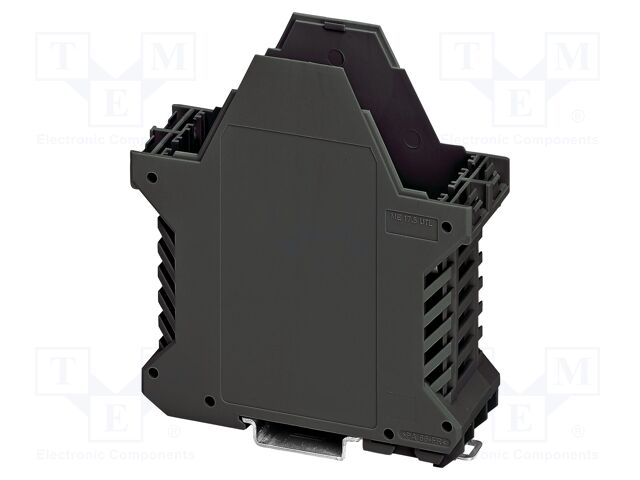 Enclosure base; black; UL94V-0; ME 35; for DIN rail mounting