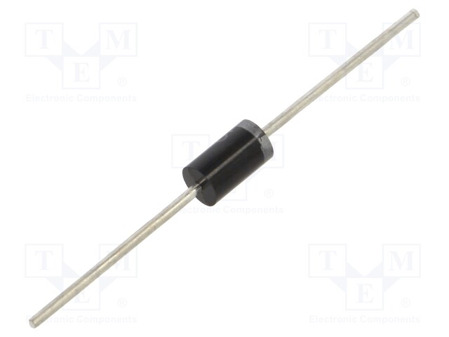 Diode: rectifying; THT; 1.3kV; 3A; Ammo Pack; Ifsm: 200A; DO27