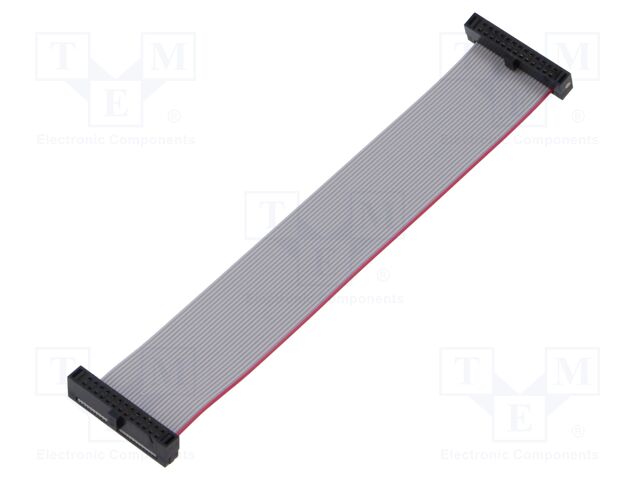 Ribbon cable with IDC connectors; Tape ph: 0.64mm; 101.6mm