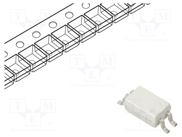 Optocoupler; SMD; Ch: 1; OUT: Darlington; 3.75kV; SSOP4
