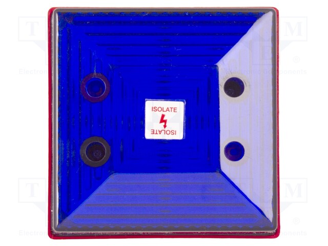 Signaller: lighting; flashing light; blue; Series: SD40; 24VDC