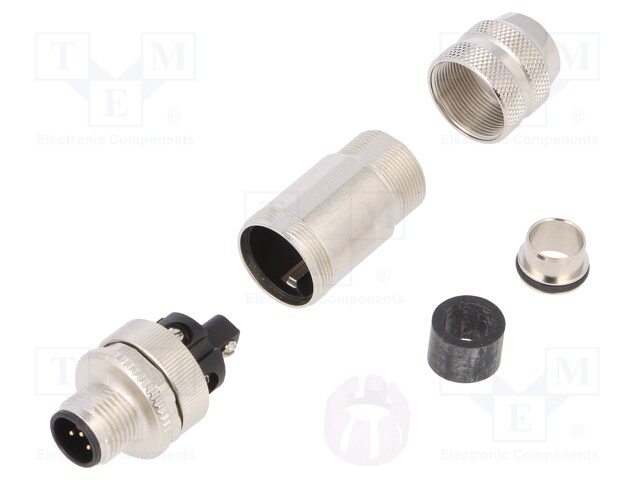 Plug; M12; PIN: 5; male; A code-DeviceNet / CANopen; for cable