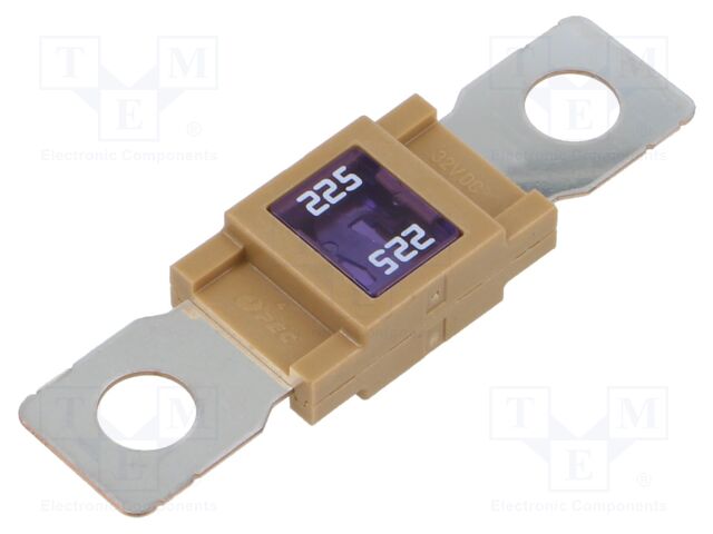 Fuse: fuse; 225A; 32VDC; automotive; 68mm; M8 screw; 68x18.3mm