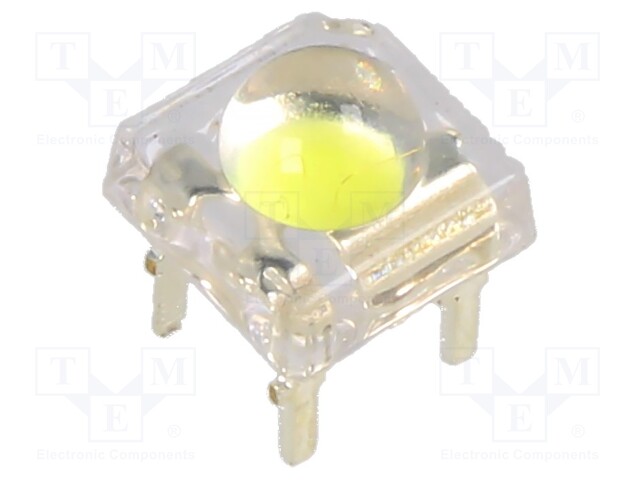 LED Super Flux; 7.62x7.62mm; white cold; 18000÷22000mcd; 25÷28lm