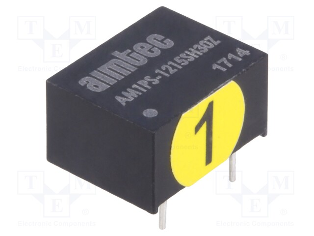Converter: DC/DC; 1W; Uin: 10.8÷13.2V; 15VDC; Iout: 67mA; DIP8; 1.8g