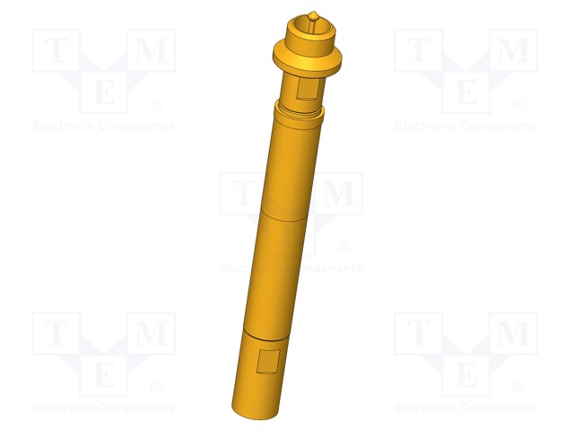 Test needle; Operational spring compression: 2mm; 3A; Ø: 1.1mm