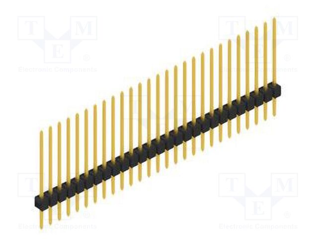Connector: pin strips; pin header; male; PIN: 27; 2.54mm; THT; 1x27