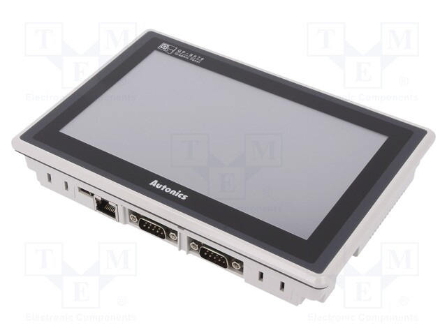 HMI panel; 7"; Interface: RS232,USB; 24VDC; Resolution: 800x480