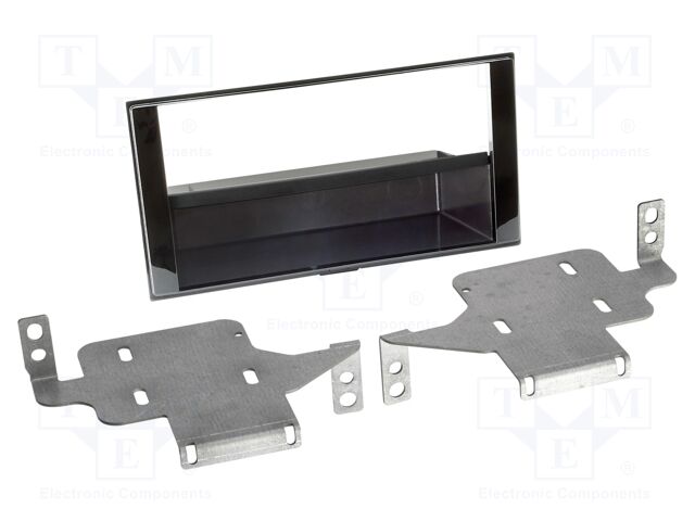 Radio frame; Nissan; Nissan Juke 2014->; black gloss