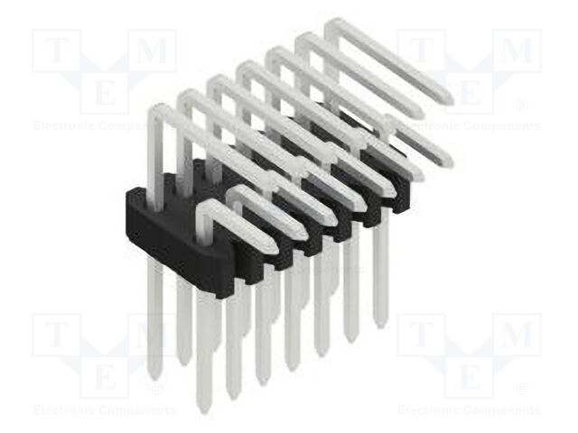 Connector: pin strips; pin header; male; PIN: 14; 1.27mm; THT; 2x7