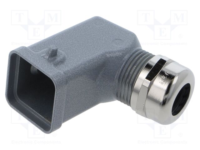 Enclosure: for HDC connectors; EPIC; size H-A 3; zinc alloy