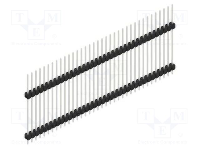 Connector: pin strips; pin header; male; PIN: 36; 2.54mm; THT; 1x36