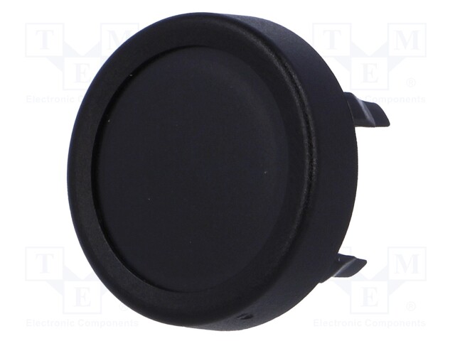 Switch: push-button; Pos: 2; SPST-NO; 0.125A/48VDC; black; IP65