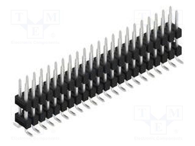 Connector: pin strips; pin header; male; PIN: 44; 2.54mm; SMT; 2x22