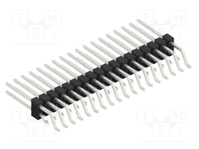 Connector: pin strips; pin header; male; PIN: 36; 2.54mm; SMT; 2x18