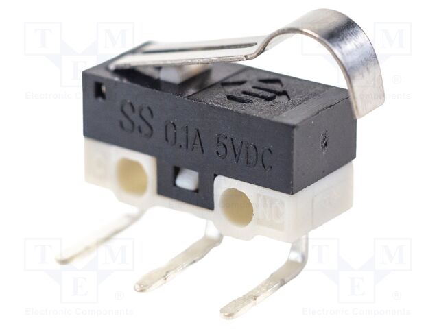 MICROSWITCH, LEVER, SPDT, 0.1A, 125VAC