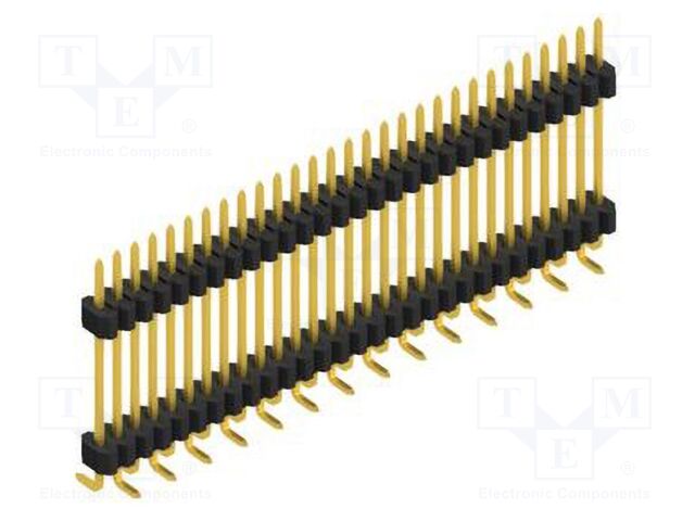 Connector: pin strips; pin header; male; PIN: 29; 1.27mm; SMT; 1x29