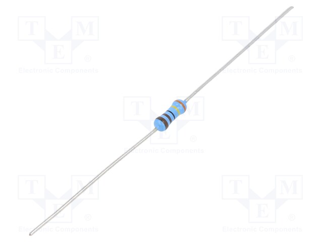 Resistor: thin film; THT; 3.4kΩ; 600mW; ±5%; Ø2.5x6.5mm; 50ppm/°C