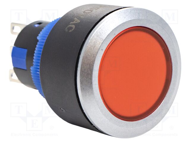 Switch: vandal resistant; Pos: 2; DPDT; 3A/250VAC; IP65; ON-ON; red