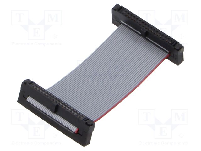 Ribbon cable with IDC connectors; Tape ph: 0.64mm; 50.8mm