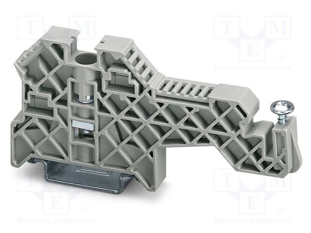 Mounting clamp; ways: 1; W: 9.5mm; H: 97.8mm; Body: grey