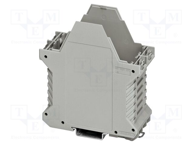 Enclosure base; grey; UL94V-0; ME 45; for DIN rail mounting