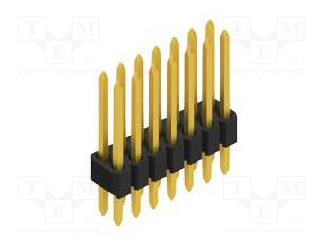 Connector: pin strips; pin header; male; PIN: 14; 1.27mm; THT; 2x7