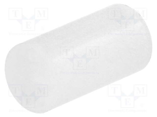 Spacer sleeve; LED; Øout: 5mm; ØLED: 5mm; L: 9.5mm; natural; UL94V-2