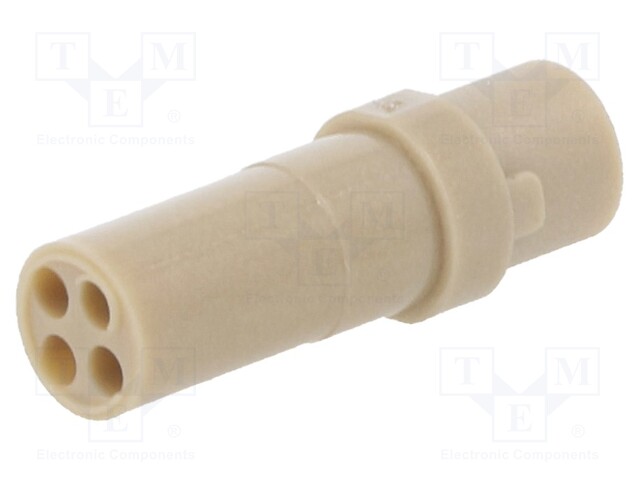 Connector: circular; Series: 1B; contact insert; female; PIN: 4