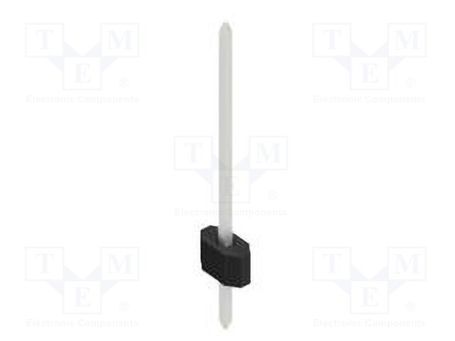 Connector: pin strips; pin header; male; PIN: 1; 1.27mm; THT; 1x1