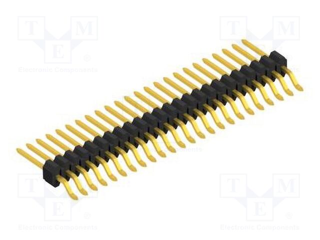 Connector: pin strips; pin header; male; PIN: 24; 1.27mm; SMT; 1x24