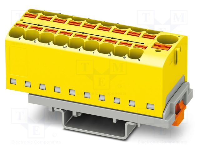 Splice terminal: rail; 32A; 800V; push-in; PA; 0.2÷6mm2; W: 28.6mm