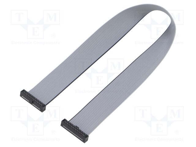 Ribbon cable with IDC connectors; IDC,both sides; Tape ph: 1mm