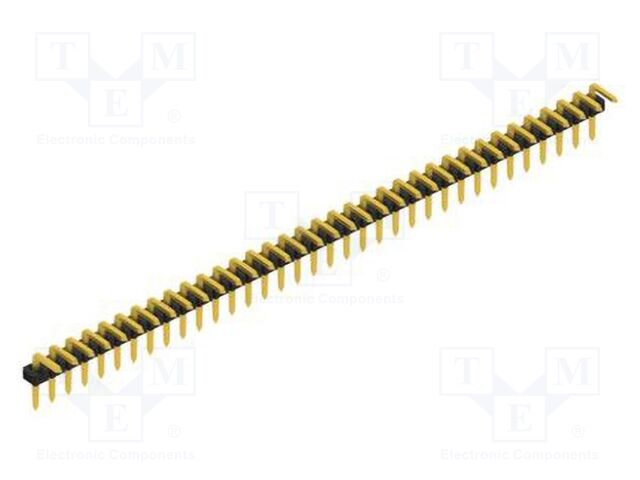 Connector: pin strips; pin header; male; PIN: 35; 2mm; THT; 1x35
