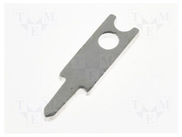 Terminal: flat; 2.8mm; 0.8mm; male; THT; brass; silver plated